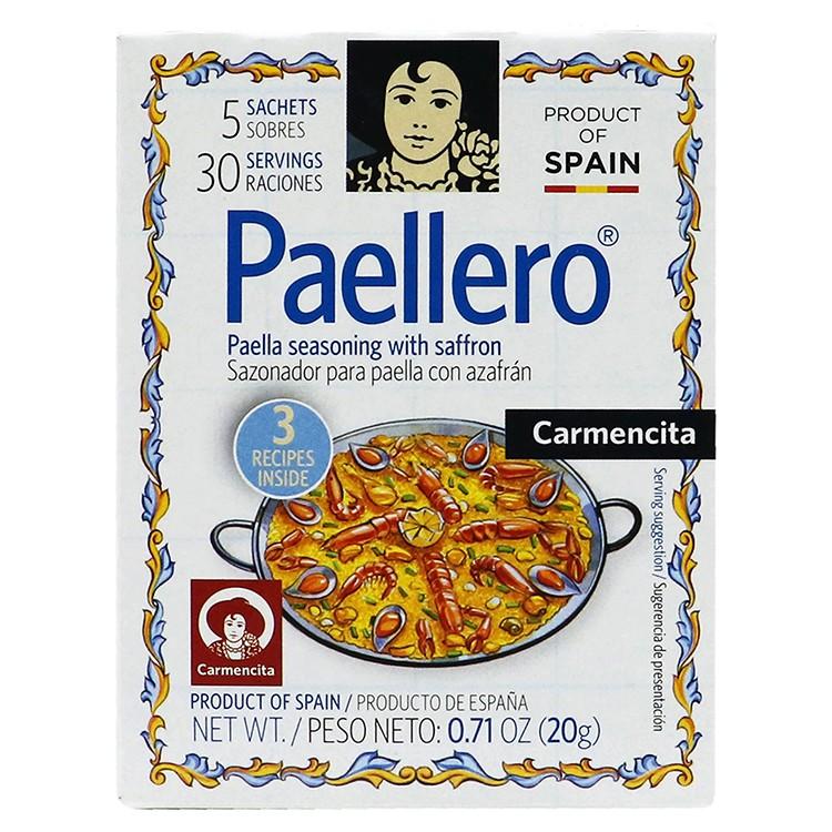 🥘Paella ◎現貨◎ 西班牙 Paellero 海鮮飯香料 香料粉 含番紅花 Carmencita海鮮飯綜合調味料-細節圖4