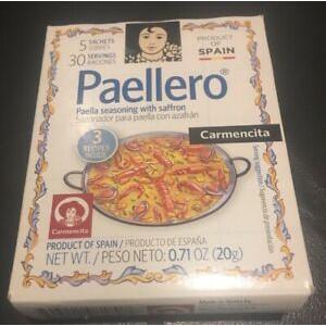 🥘Paella ◎現貨◎ 西班牙 Paellero 海鮮飯香料 香料粉 含番紅花 Carmencita海鮮飯綜合調味料-細節圖5