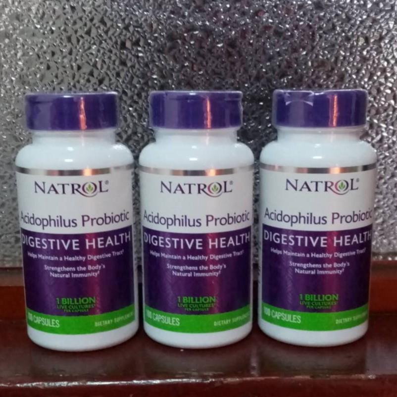 🥨 Natrol 消化健康 嗜酸益生菌，100 粒膠囊， 10 億活性微生物 Acidophilus Probiotic-細節圖2