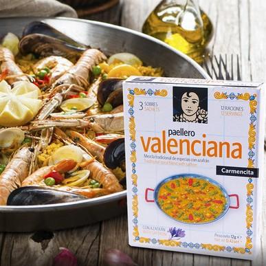 🌈西班牙海鮮飯料理 海鮮飯香料粉 料理香料 Paella Carmencita Paellero 30人份 含有番紅花-細節圖4