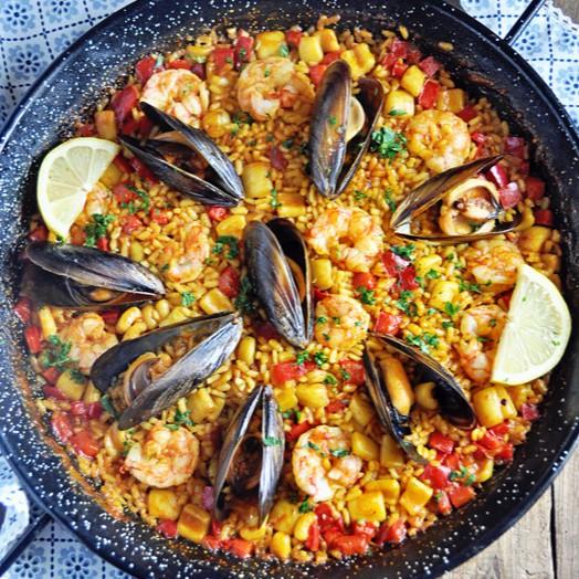 🌈西班牙海鮮飯料理 海鮮飯香料粉 料理香料 Paella Carmencita Paellero 30人份 含有番紅花-細節圖9