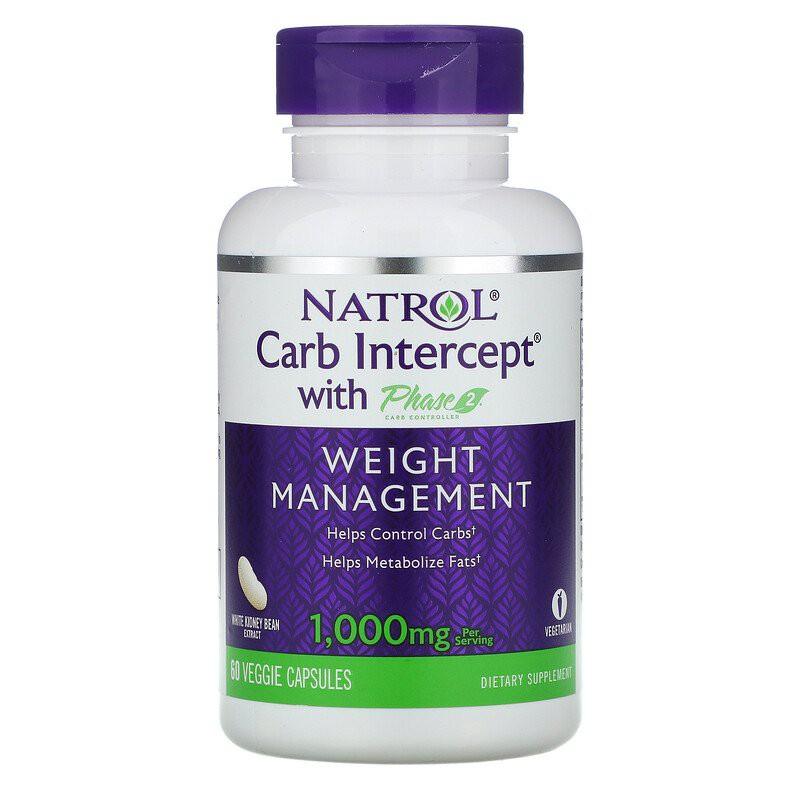 免運👙Natrol Carb Intercept 納妥 Phase 2 膠囊 第二代澱粉中和阻斷劑 控制劑 白腎豆 白芸-細節圖2