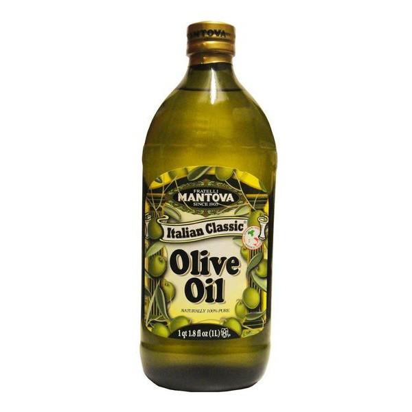 👍意大利百年老店 1905創立💖Mantova曼托瓦精典 橄欖油，原裝進口玻璃瓶 1000ml Olive Oil 1L-細節圖2