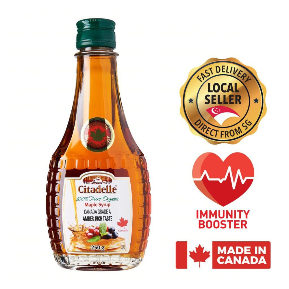 🍁加拿大楓糖漿250g 🌲楓葉楓樹糖漿 Citadelle Maple Syrup 史特爾100%純楓糖 楓漿 煎餅糖漿-細節圖6