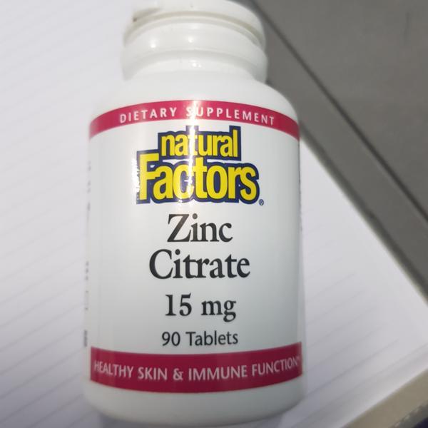 💪Natural Factors 自然元素 鋅 Zinc，25 mg，90片 👔男性保健 加拿大制造-細節圖2