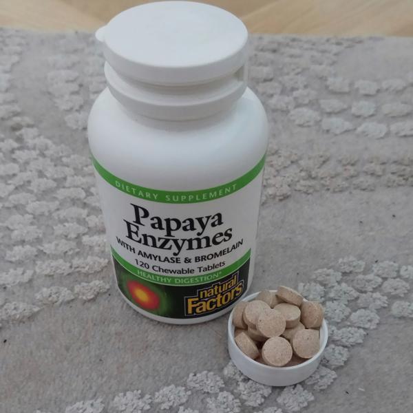 🍍木瓜酵素膠囊Natural Factors🌈加拿大木瓜蛋白酶咀嚼片 Amylase/Bromelain 鳳梨酵素-細節圖2