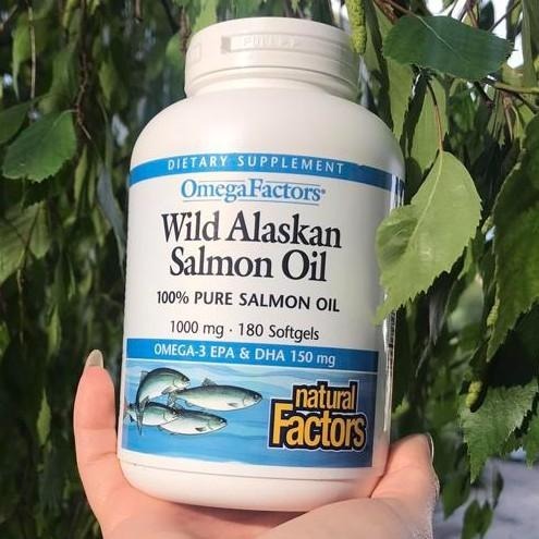 🍁加拿大Natural Factors 🐟美國阿拉斯加野生鮭魚油膠囊180粒 Omega 鮭魚油膠囊 Salmon-細節圖7