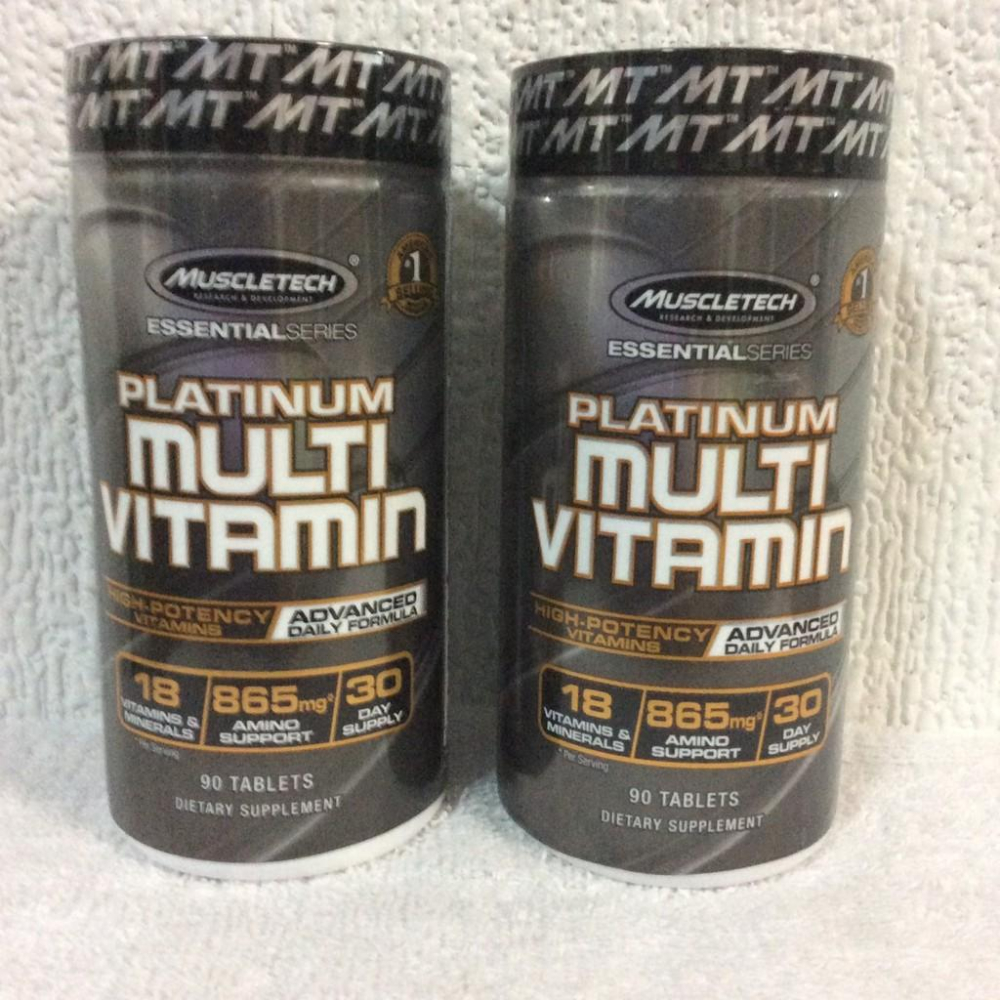 2瓶免運👍Muscletech Multivitamin白金級綜合維生素 健身運動營養補充品 美國90粒 運動員維他命-細節圖4