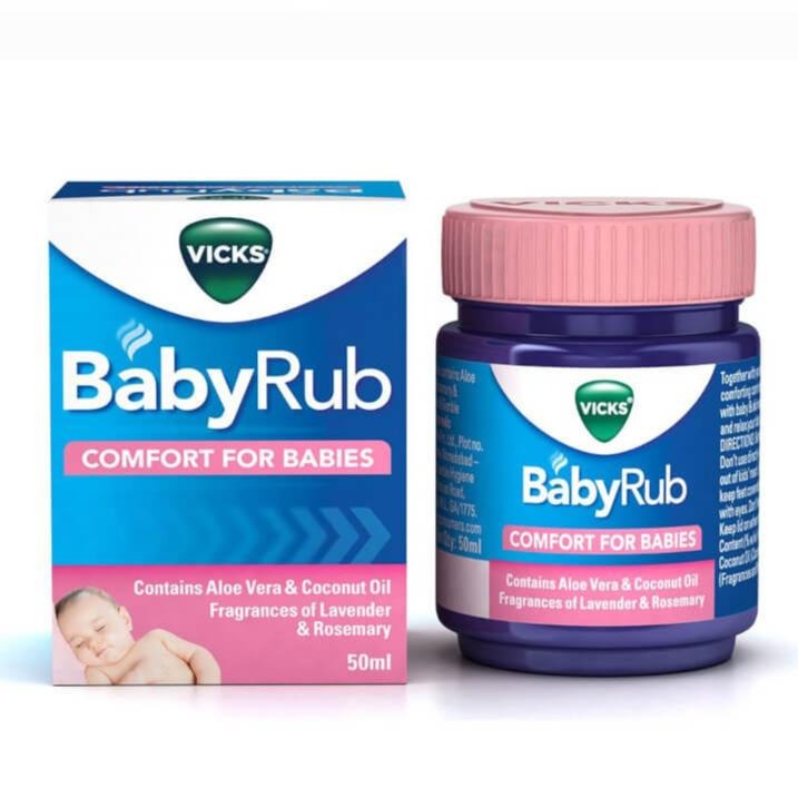 🎯現貨 薄荷舒緩膏 薄荷膏 Vicks Vaporub 大罐 50g 100g 170g 嬰幼兒 BabyRub-細節圖2