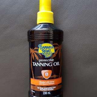 《香蕉船助曬油 SPF 4 》保護型 古銅黝黑防水型 Banana Boat Tanning Oil 助曬 衝浪-細節圖3