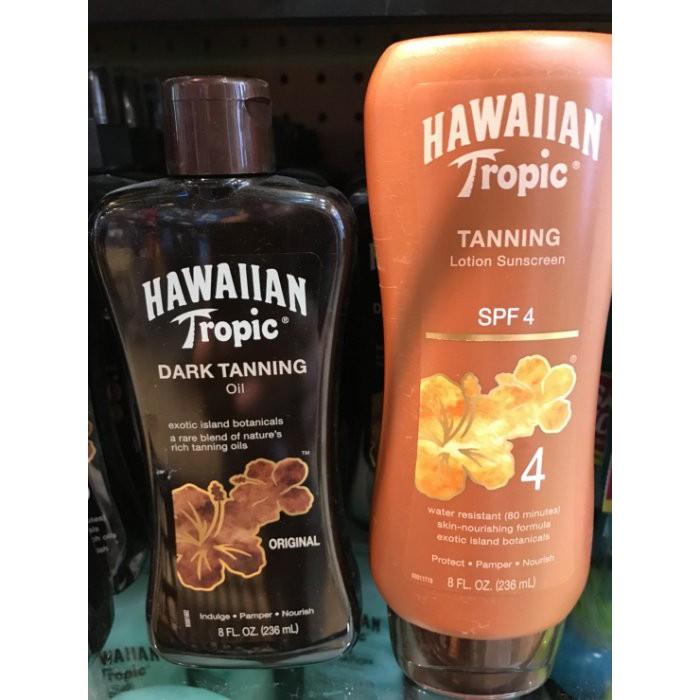 🌈《三色貓》熱帶夏威夷 助曬油 Hawaiian Tropic SPF4 運動型 水上運動 椰子油 助曬乳液 助曬劑-細節圖8