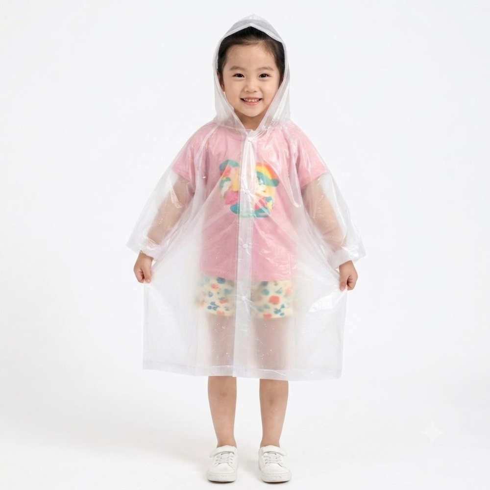 【輕便雨衣 兒童雨衣】紋彩兒童輕便雨衣(加厚型 薄款型) 立體凸紋 小孩雨衣 大童雨衣 雨衣兒童 幼兒雨衣【安安大賣場】-細節圖7