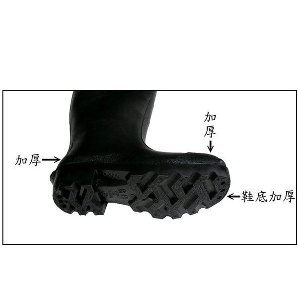 【台灣製造 雨鞋男 長筒雨鞋】朝日牌888型 特厚耐磨高筒雨鞋 防滑雨靴 男款 工程農用雨鞋【【安安大賣場】-細節圖4