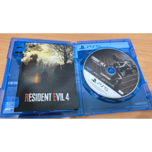 PS5 惡靈古堡4 重製版 中文版 盒裝完整 光碟無刮