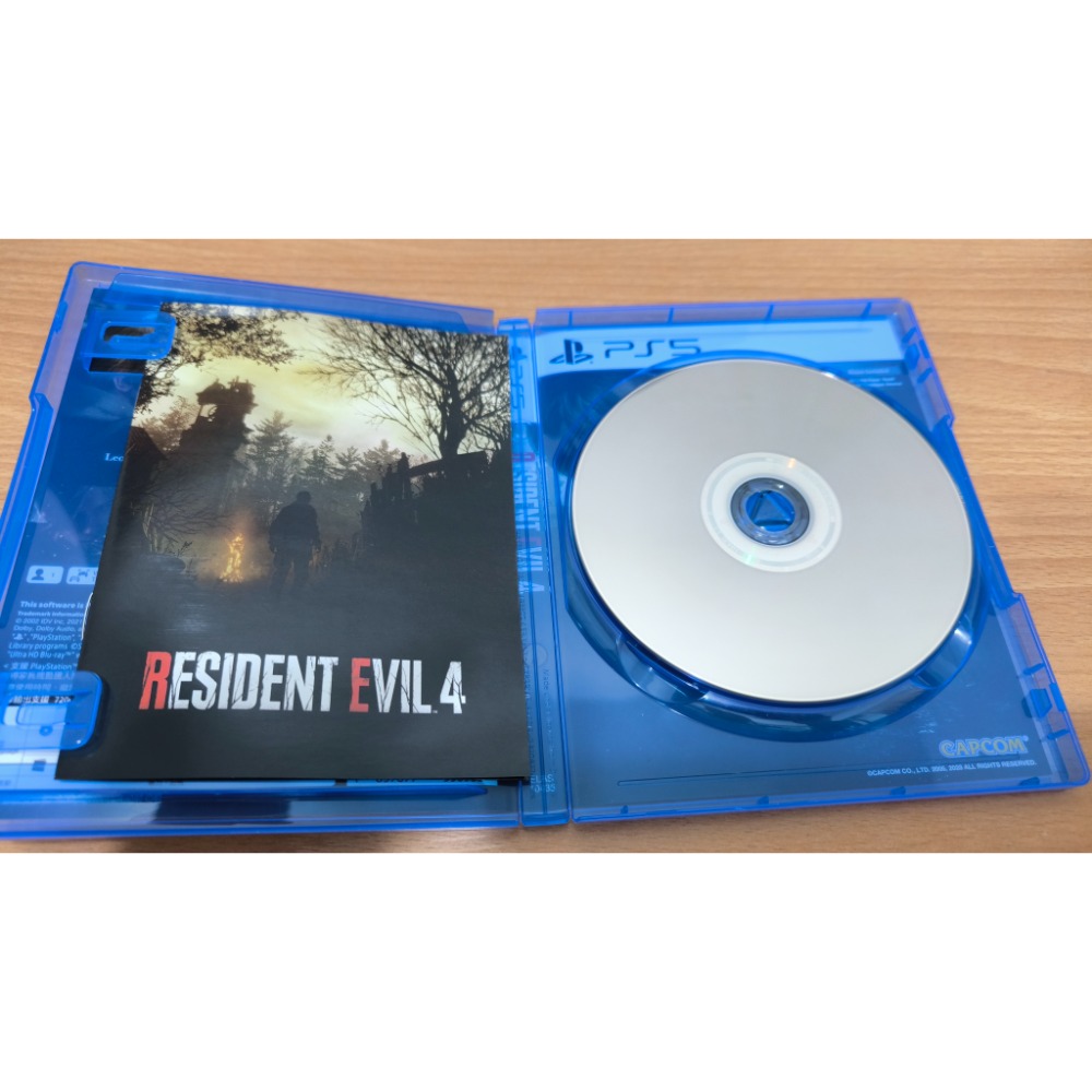 PS5 惡靈古堡4 重製版 中文版 盒裝完整 光碟無刮-細節圖2