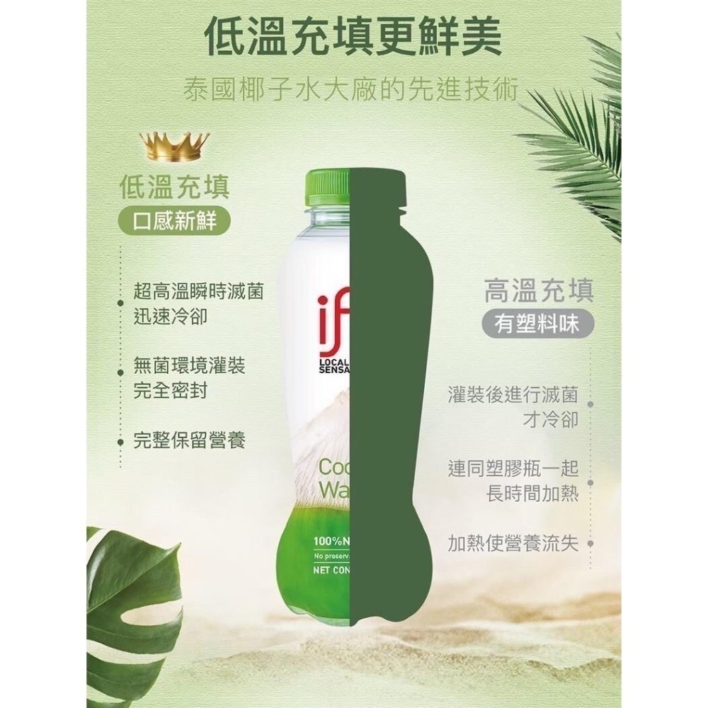 嚐鮮組）if 椰子水 綠瓶6瓶+藍瓶6瓶 12瓶*350ml-細節圖8