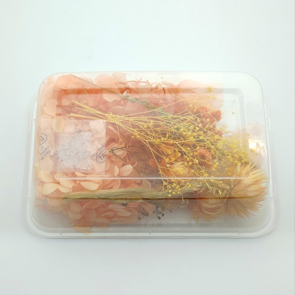 【現貨】DIY材料 乾燥花 乾燥花手作材料包 永生花 進口乾燥花盒 顔色系列綜合花藝手作材料-細節圖2