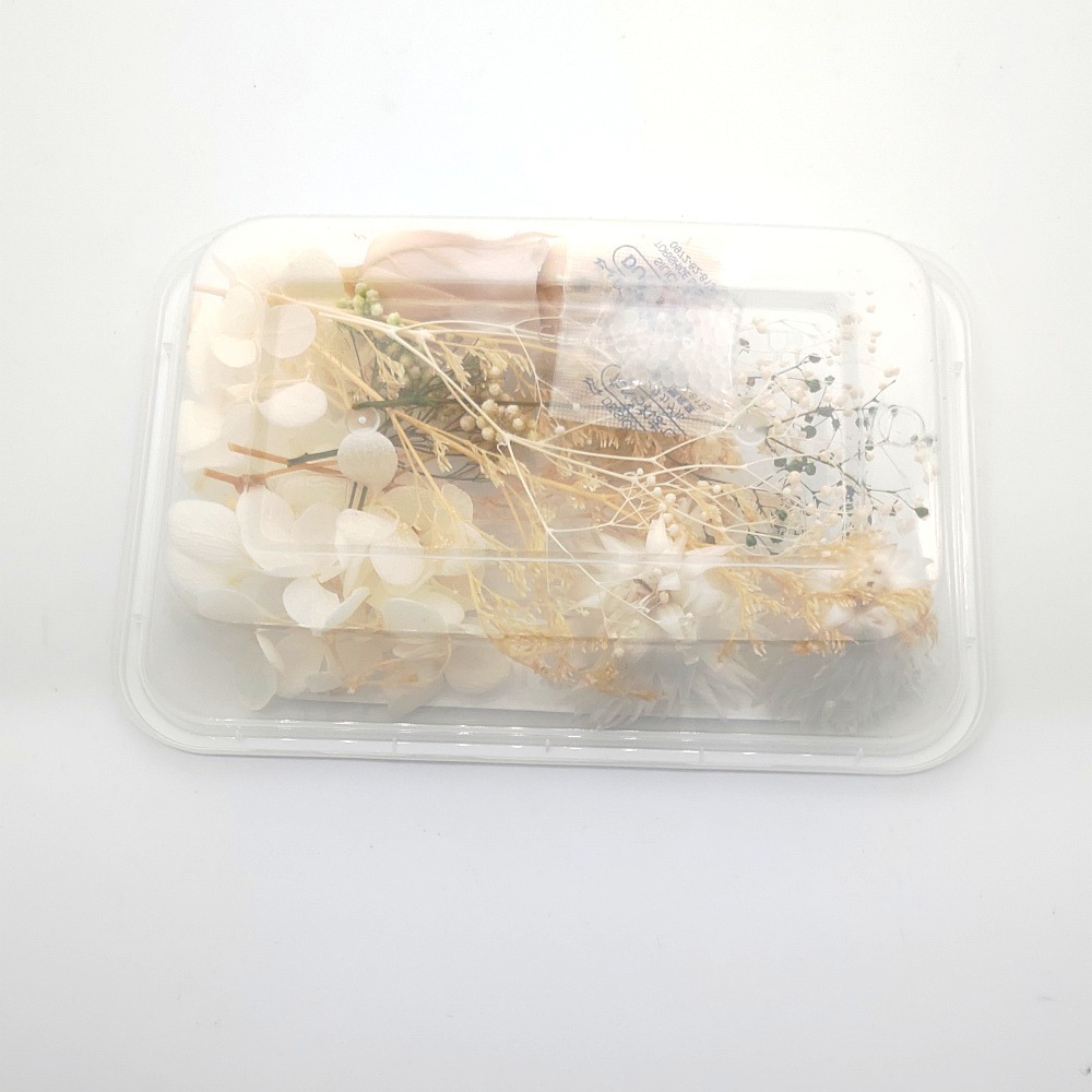【現貨】DIY材料 乾燥花 乾燥花手作材料包 永生花 進口乾燥花盒 顔色系列綜合花藝手作材料-細節圖2