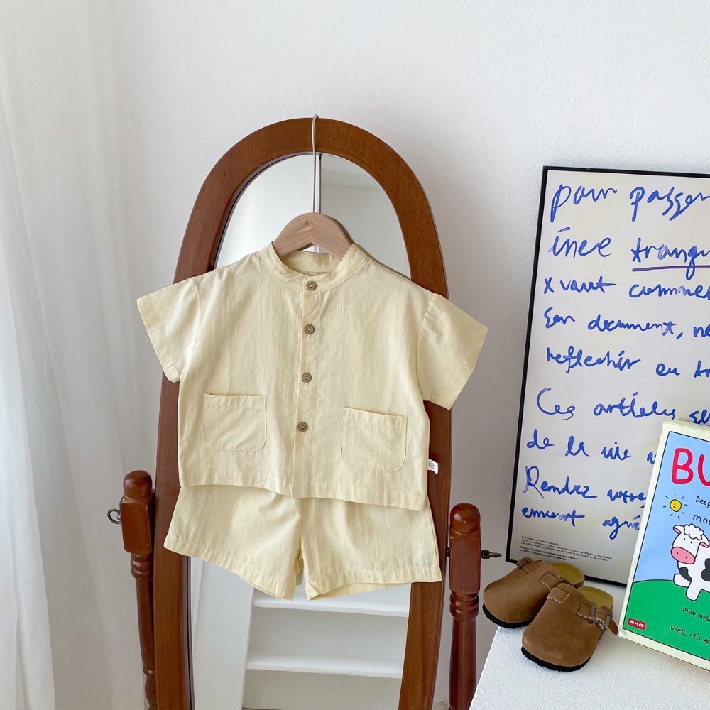 【風鈴草 Baby Shop】夏季薄款居家休閒套裝 兒童套裝 男童套裝-細節圖8