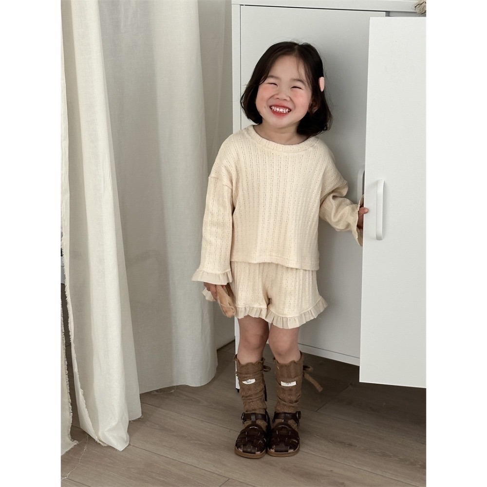 QQ花邊洋氣套裝-細節圖2