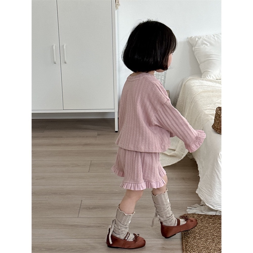 QQ花邊洋氣套裝-細節圖3