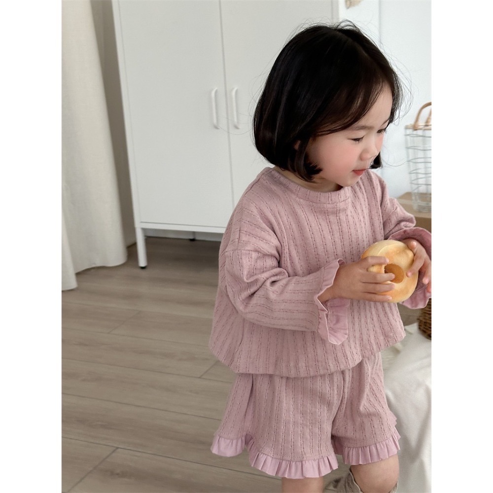 QQ花邊洋氣套裝-細節圖5