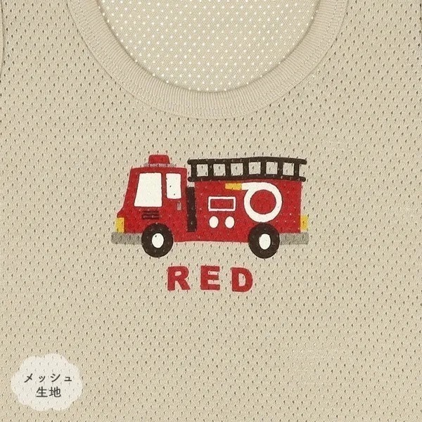 日本西松屋｜車車網眼無袖包屁衣-三件組 童裝 日本代購-細節圖2