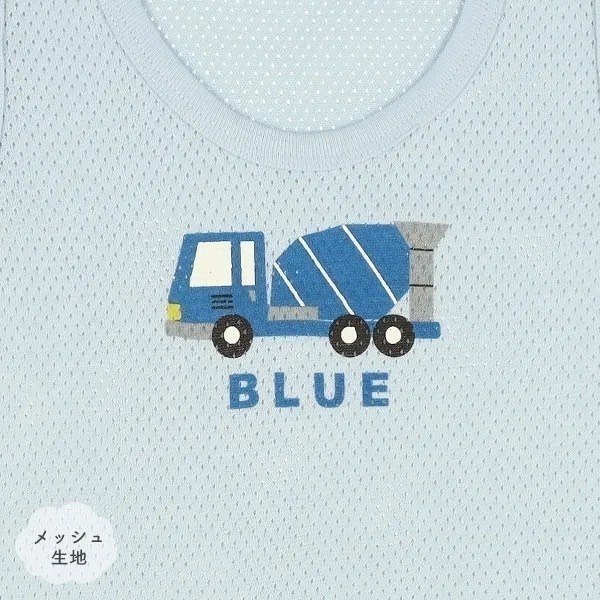 日本西松屋｜車車網眼無袖包屁衣-三件組 童裝 日本代購-細節圖3