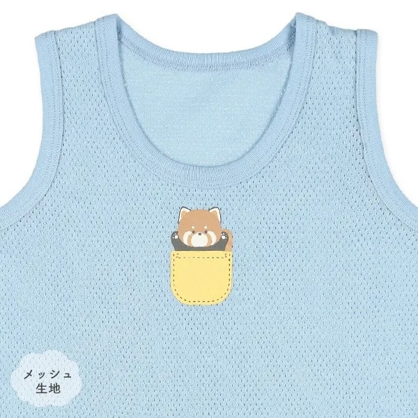 日本西松屋｜可愛動物網眼無袖包屁衣-三件組 童裝 日本代購-細節圖4