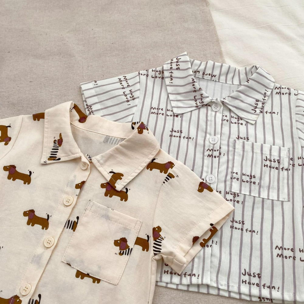 可愛印花休閒套裝 童裝 兒童套裝 寶寶套裝 休閒套裝 男童套裝 女童套裝 女寶套裝 男寶套裝-細節圖4