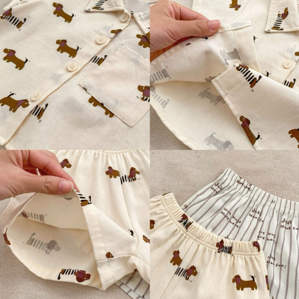 可愛印花休閒套裝 童裝 兒童套裝 寶寶套裝 休閒套裝 男童套裝 女童套裝 女寶套裝 男寶套裝-細節圖5