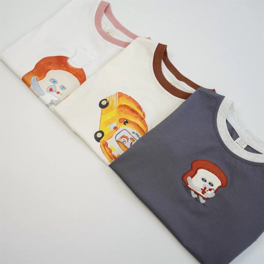 麵包小偷上衣 童裝 男童上衣 女童上衣 女寶上衣 男寶上衣 寶寶上衣 兒童上衣-細節圖4