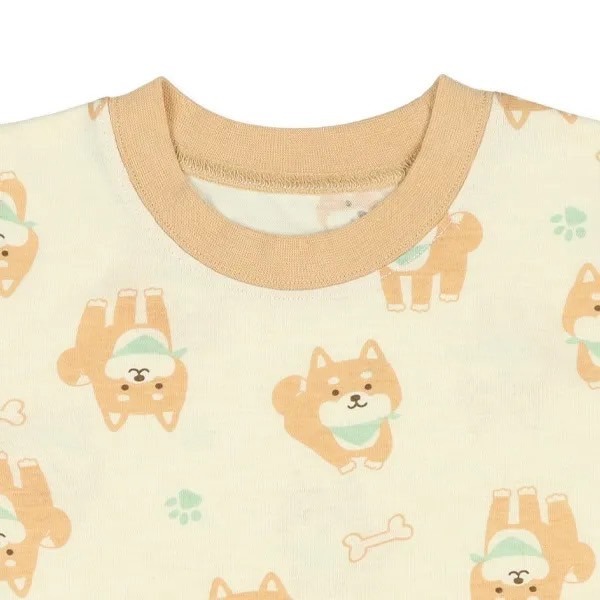 日本西松屋｜柴犬護肚套裝 童裝 日本代購 童裝 兒童套裝 寶寶套裝 休閒套裝 男童套裝 女童套裝 女寶套裝 男寶套裝-細節圖2