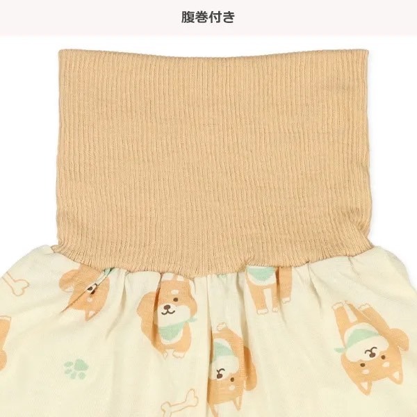 日本西松屋｜柴犬護肚套裝 童裝 日本代購 童裝 兒童套裝 寶寶套裝 休閒套裝 男童套裝 女童套裝 女寶套裝 男寶套裝-細節圖3