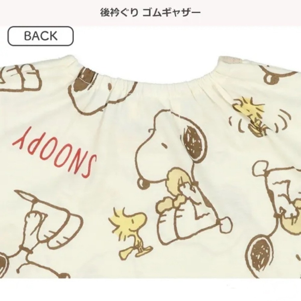 日本西松屋｜史努比護肚套裝 童裝 日本代購 童裝 兒童套裝 寶寶套裝 休閒套裝 男童套裝 女童套裝 女寶套裝 男寶套裝-細節圖3