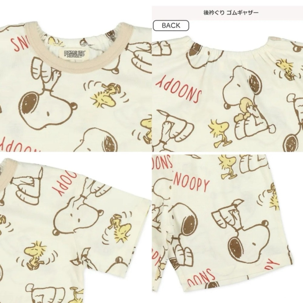 日本西松屋｜史努比護肚套裝 童裝 日本代購 童裝 兒童套裝 寶寶套裝 休閒套裝 男童套裝 女童套裝 女寶套裝 男寶套裝-細節圖5