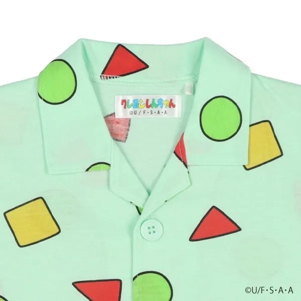 日本西松屋｜蠟筆小新護肚套裝 童裝 日本代購 童裝 兒童套裝 寶寶套裝 休閒套裝 男童套裝 女童套裝 女寶套裝-細節圖2