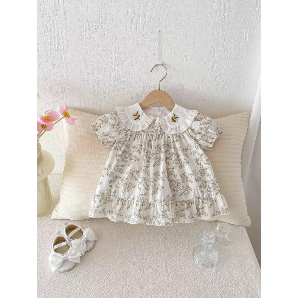 田園花語洋裝 童裝 女童洋裝 女寶洋裝 寶寶洋裝 兒童洋裝 女童裙子 女寶裙子 寶寶裙子 兒童裙子-細節圖3