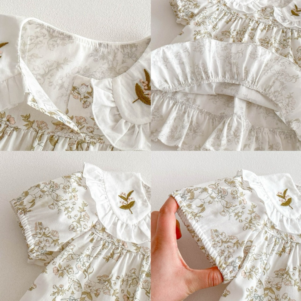 田園花語洋裝 童裝 女童洋裝 女寶洋裝 寶寶洋裝 兒童洋裝 女童裙子 女寶裙子 寶寶裙子 兒童裙子-細節圖8