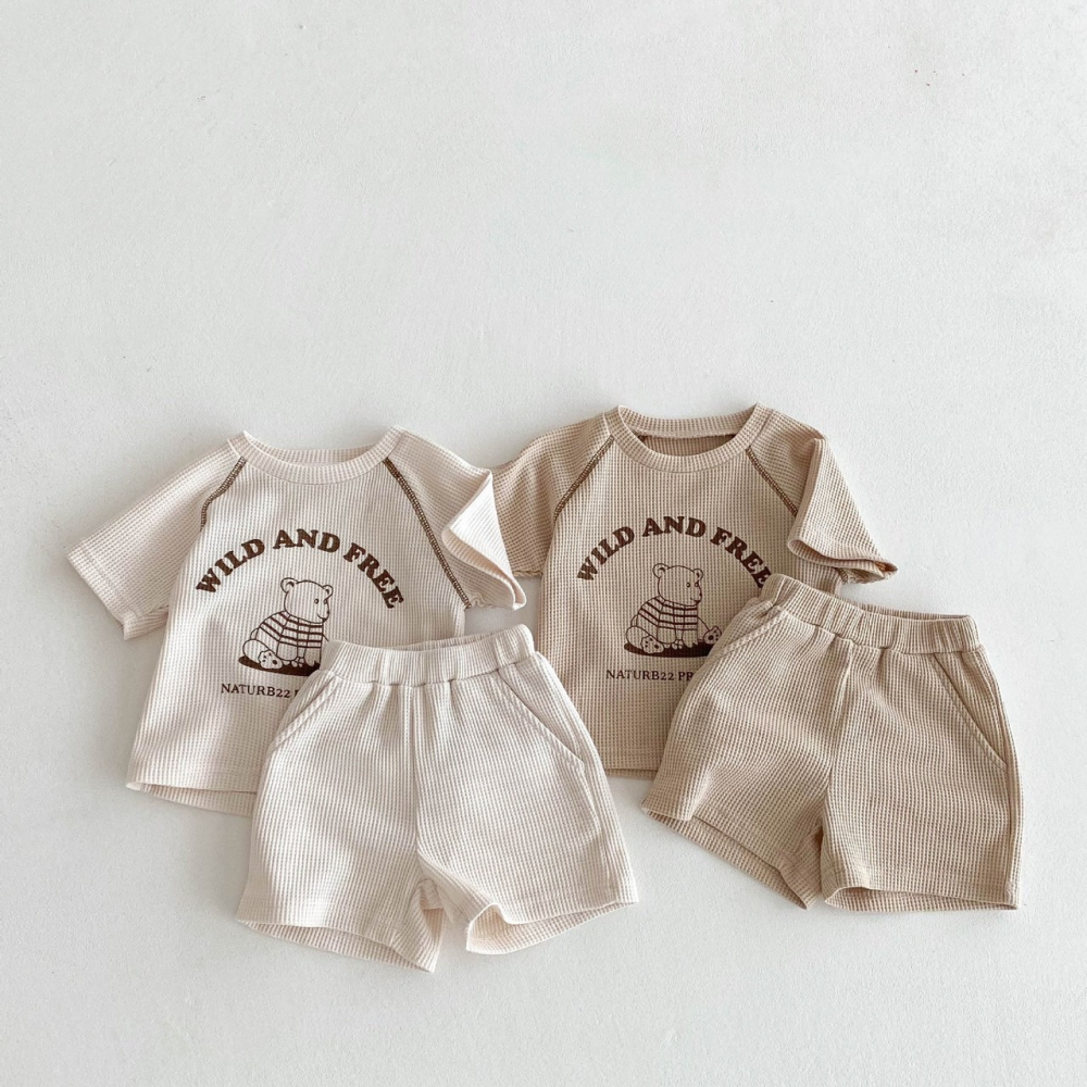 小熊漫遊居家套裝 童裝 兒童套裝 寶寶套裝 休閒套裝 男童套裝 男寶套裝-細節圖11