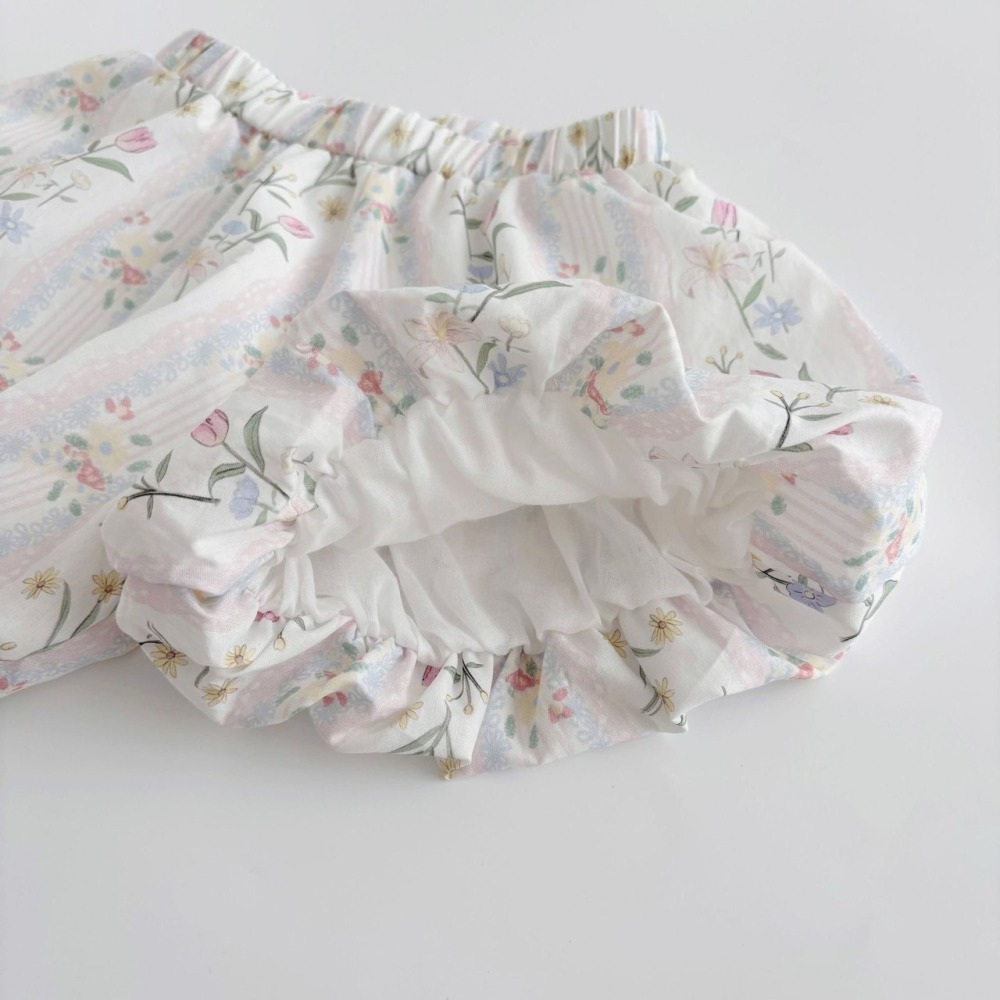 微風花語背心套裝 童裝 兒童套裝 寶寶套裝 休閒套裝 女童套裝 女寶套裝-細節圖6