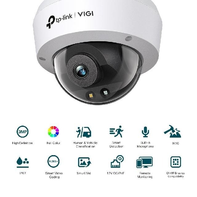 昌運監視器 TP-LINK VIGI C230 300萬 全彩球型監視器 商用網路監控攝影機-細節圖3