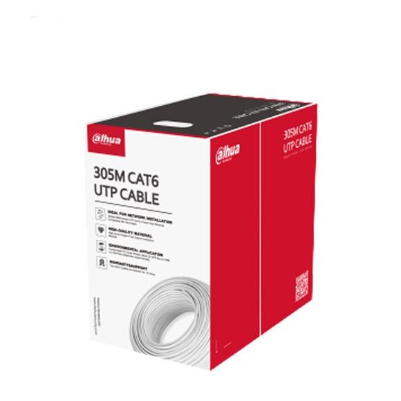 昌運監視器 大華 DH-PFM920I-6UN-C 305M 305米 Cat6 白色室內網路線-細節圖2