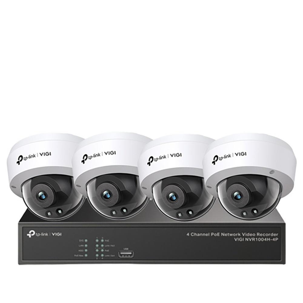 TP-LINK 昌運監視器組合 VIGI NVR1004H-4P 4路主機+VIGI C240I 4MP網路攝影機*4-細節圖2