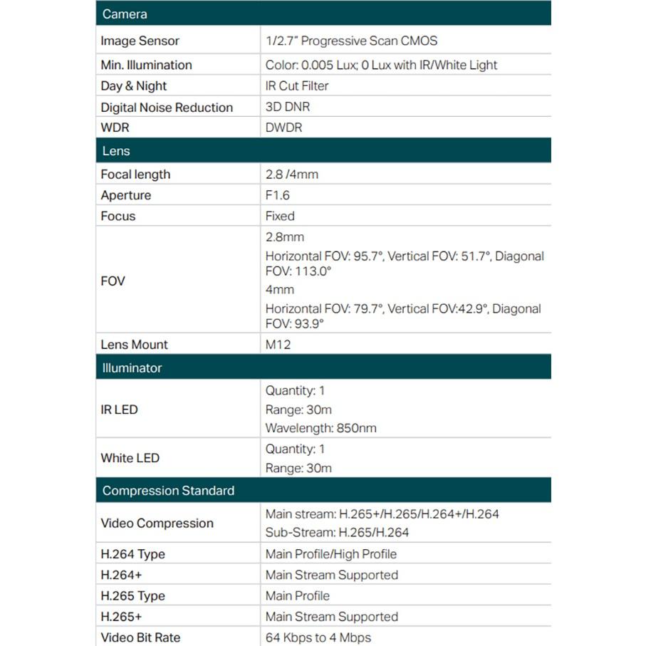 昌運監視器TP-LINK組合 VIGI NVR1008H-8MP 8路主機+VIGI C240 4MP全彩網路攝影機*8-細節圖4