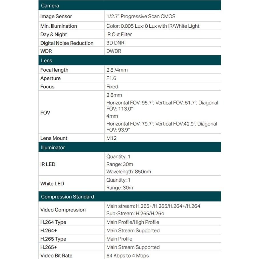 TP-LINK昌運監視器組合 VIGI NVR1008H-8MP 8路主機+VIGI C240 4MP全彩網路攝影機*8-細節圖4