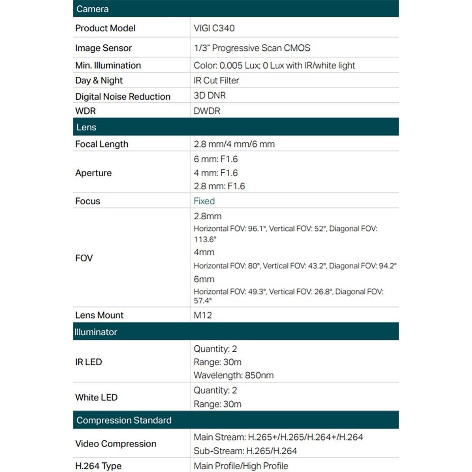 昌運監視器TP-LINK組合 VIGI NVR1008H-8MP 8路主機+VIGI C340 4MP槍型網路攝影機*6-細節圖4