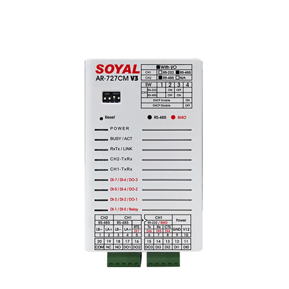 昌運監視器 SOYAL AR-727CM-IO-UDP UDP消防火警廣播 串列網路伺服器-細節圖2