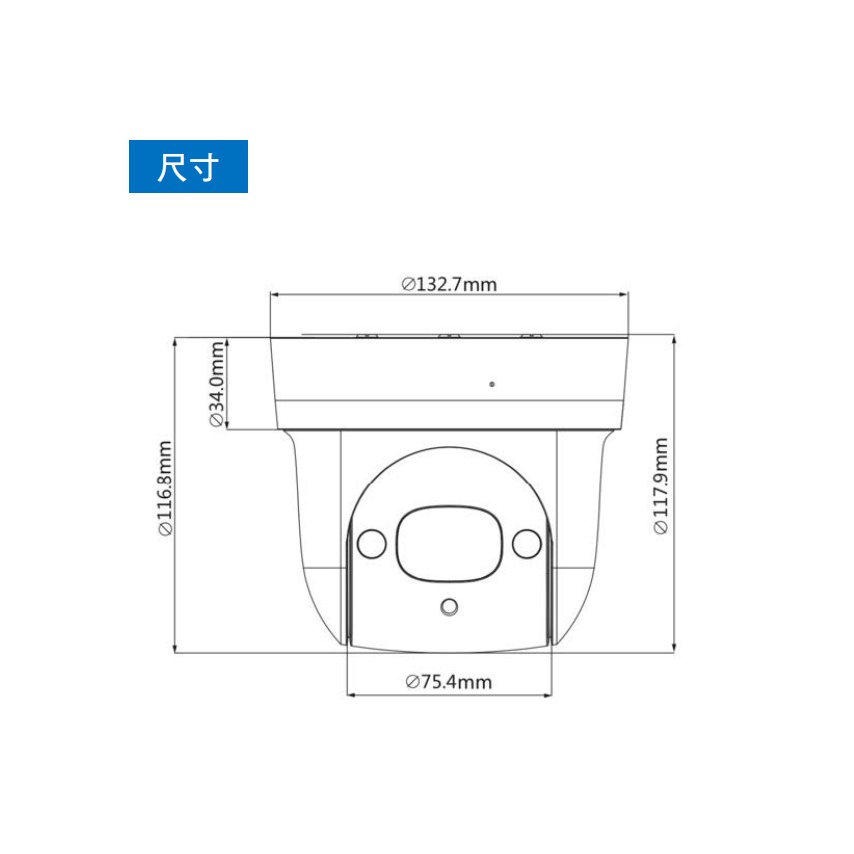 昌運監視器 SAMPO聲寶 VK-TWIP92204UEG 2MP 星光 4倍紅外線快速球攝影機 (以新款出貨)-細節圖4