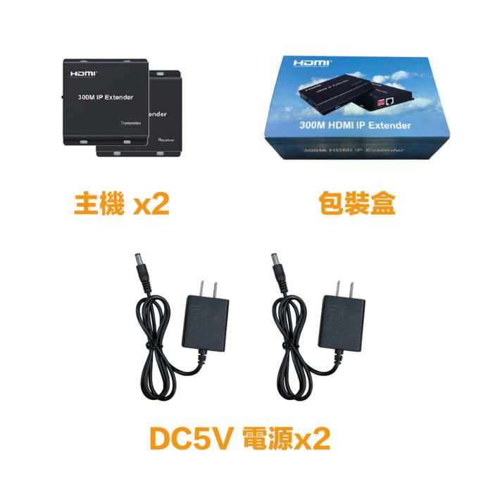 昌運監視器 HD-ES300 300M HDMI 網路延長器 支援一對一 一對多-細節圖4